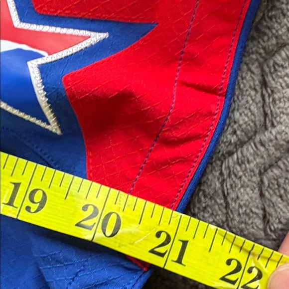 Adidas Blue and Red Basketball Shorts team issued 2013 Houston 4XL length 2 new - Picture 11 of 14